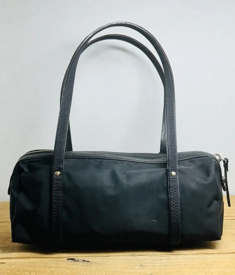 Kate Spade NY Black & Green Nylon Lightweight Shoulder Bag